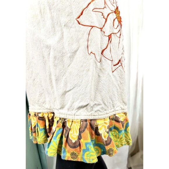 Cotton Embroidered Hummingbird Apron With Matching Dish Towel - Picture 4 of 10